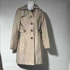 Kenneth Cole New York Beige Trench Coat